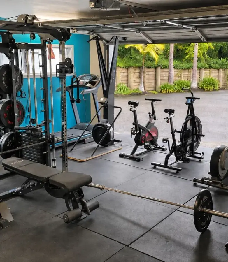The on-site gym at Keystone Lodge