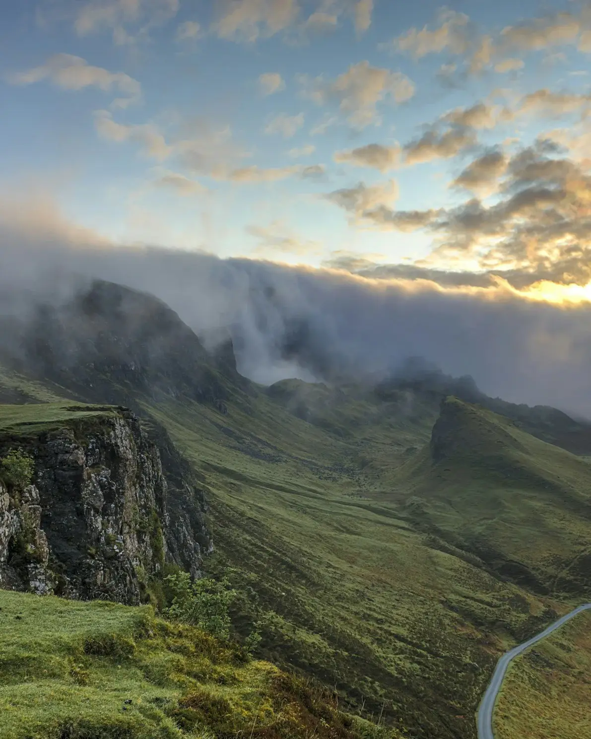 Beautiful skies over a natural landscape, a powerful symbol of recovery and healing