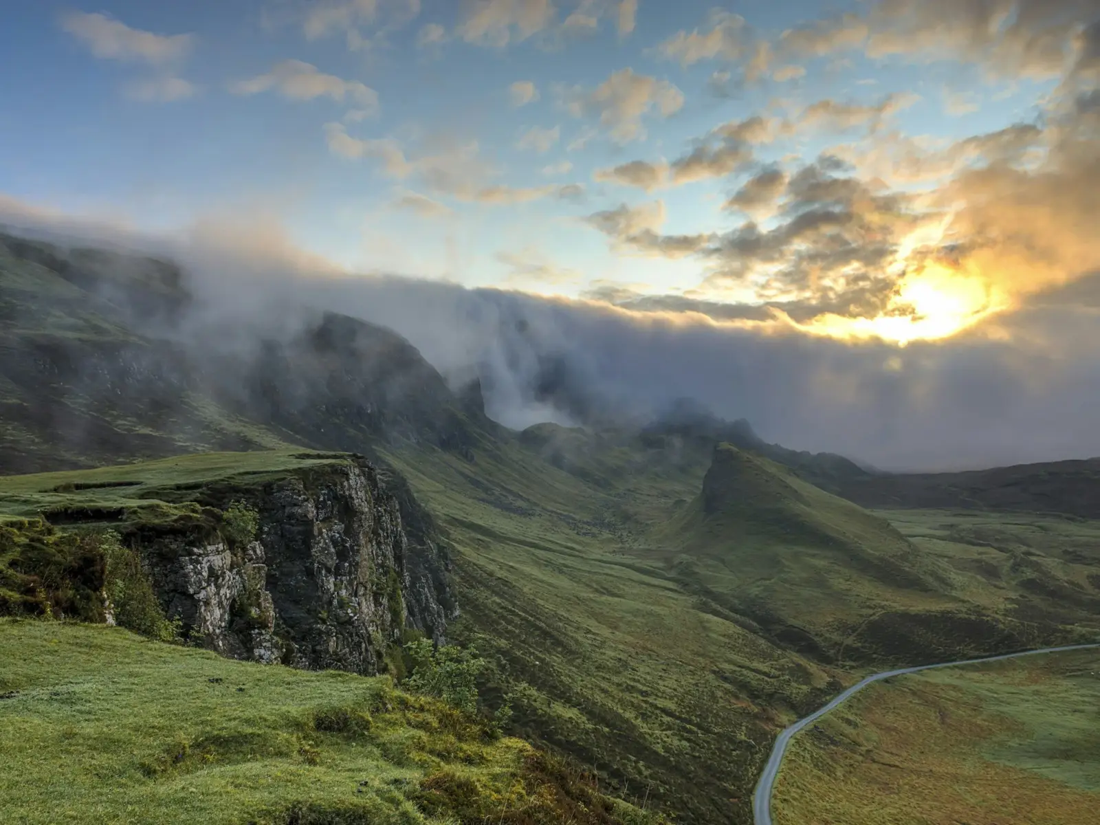 Beautiful skies over a natural landscape, a powerful symbol of recovery and healing