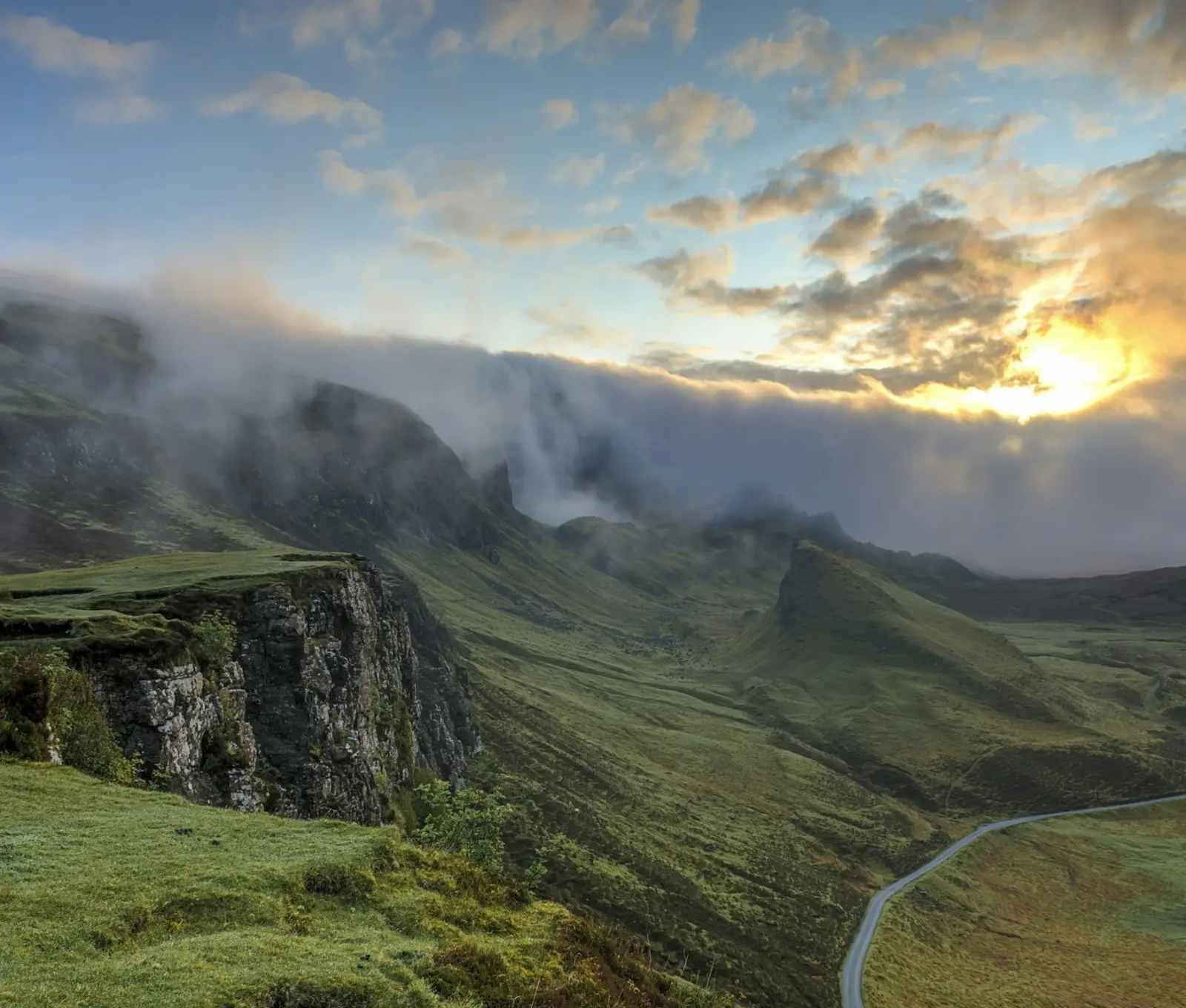Beautiful skies over a natural landscape, a powerful symbol of recovery and healing